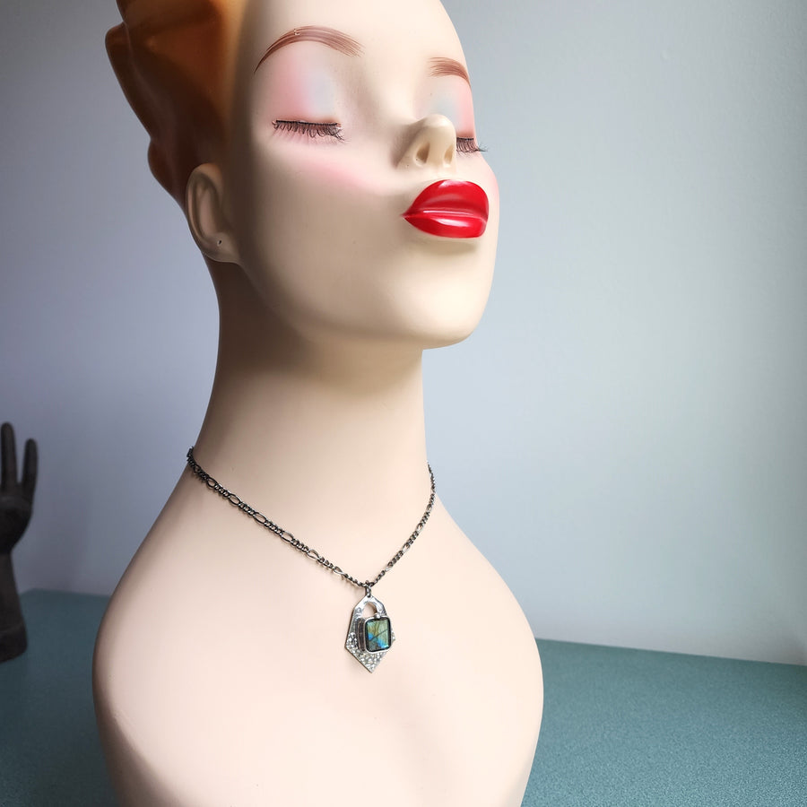 Labradorite Pendant Necklace for Women - SOLD