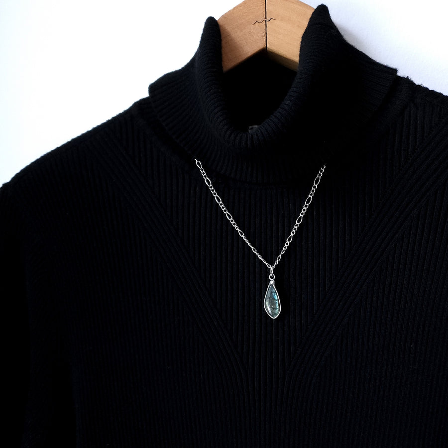 Small Labradorite Pendant Necklace - SOLD