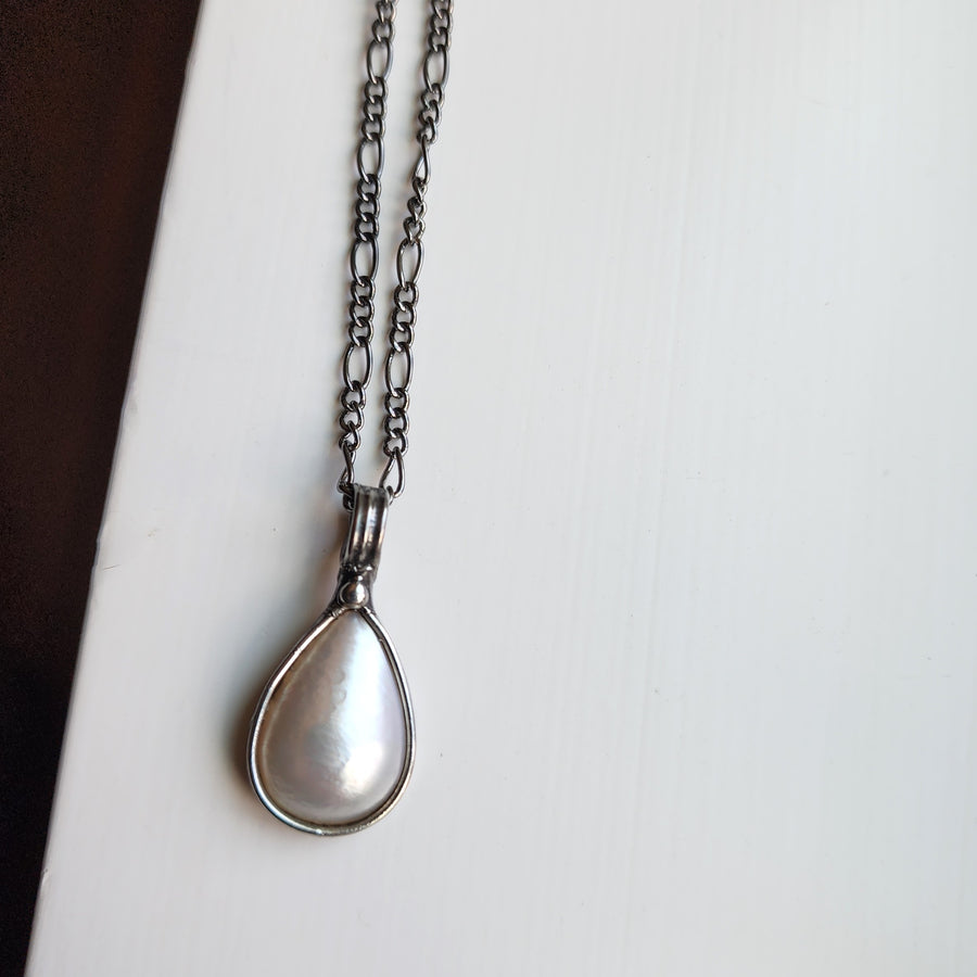 Mother of Pearl Tear Drop - SOLD