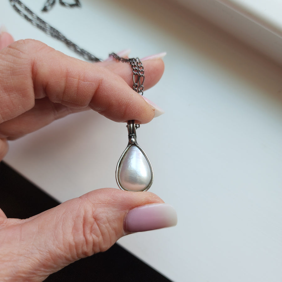 Mother of Pearl Tear Drop - SOLD