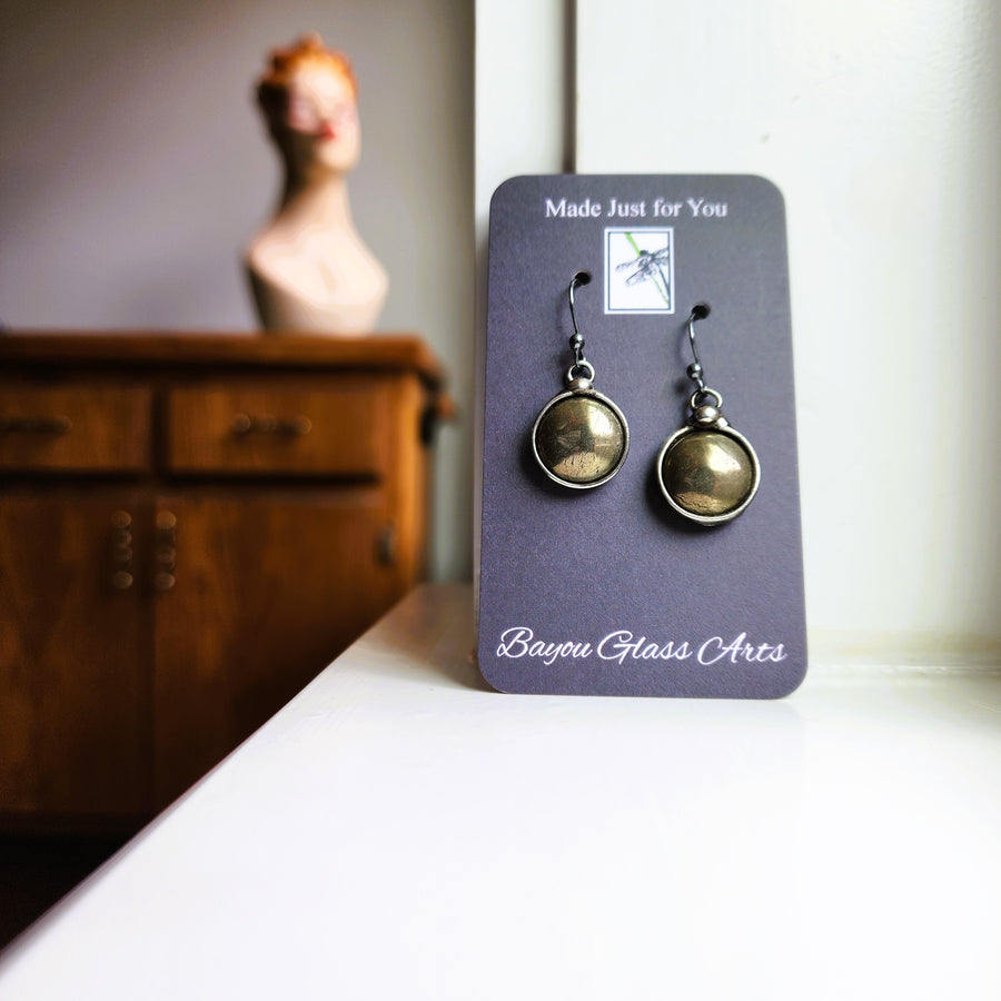 Sweet, Simple, Everyday Pyrite Earrings