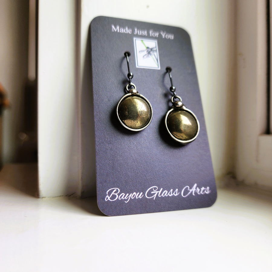 Sweet, Simple, Everyday Pyrite Earrings