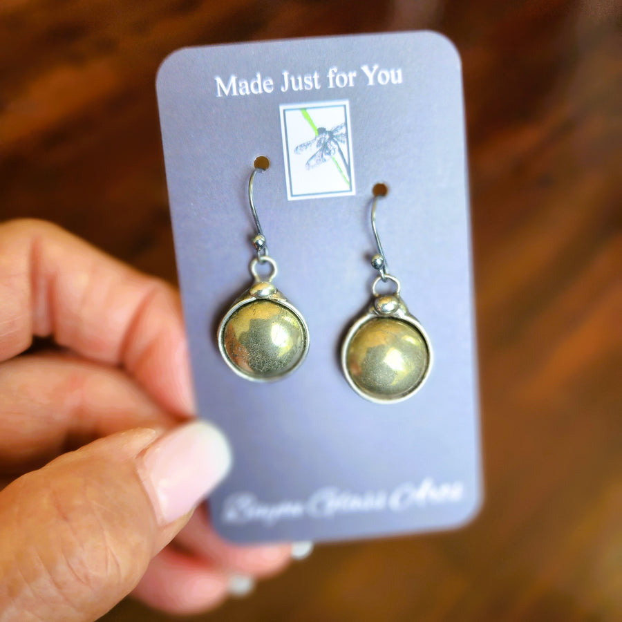 Sweet, Simple, Everyday Pyrite Earrings