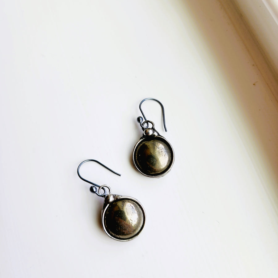 Sweet, Simple, Everyday Pyrite Earrings