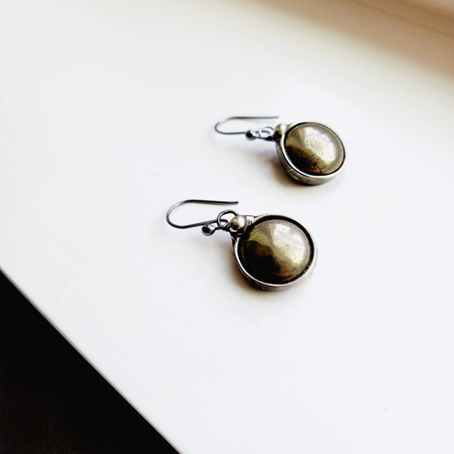 Sweet, Simple, Everyday Pyrite Earrings