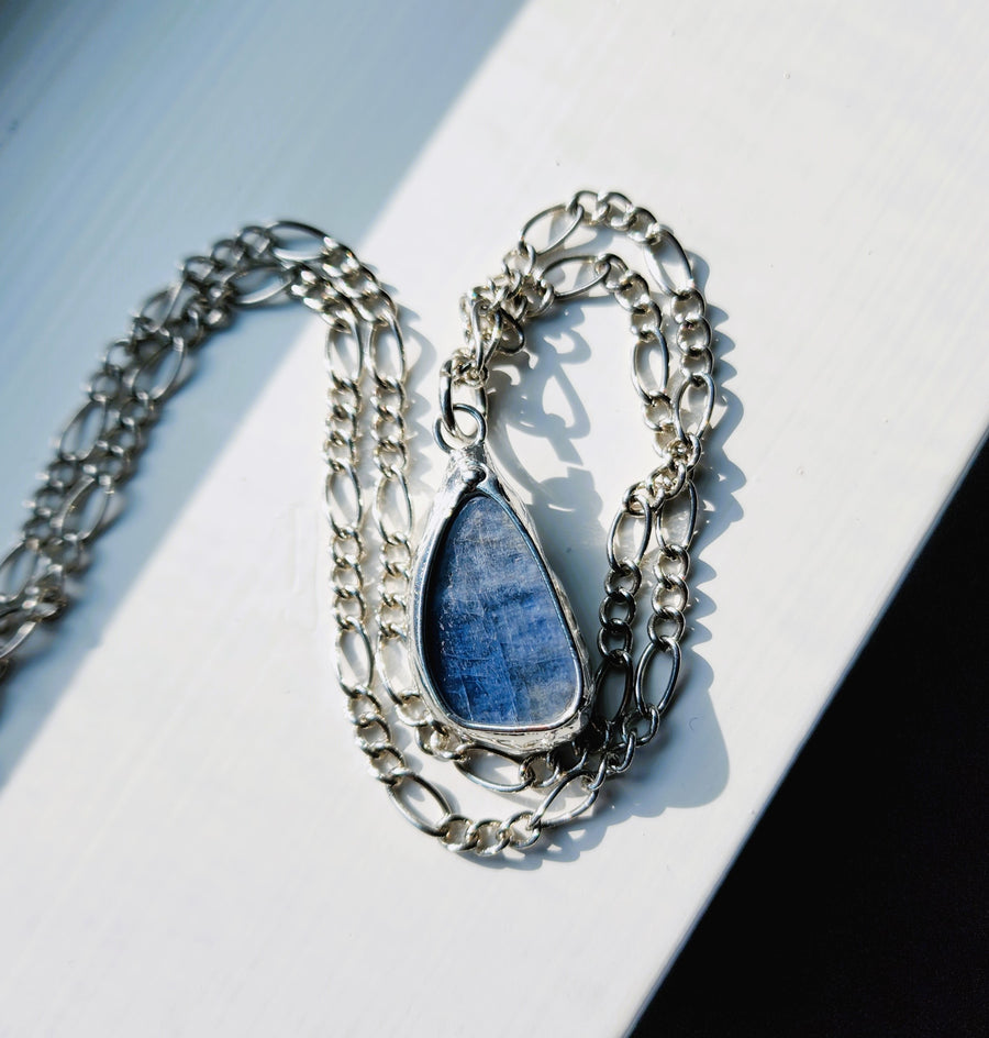 Small Kyanite Pendant Necklace - SOLD