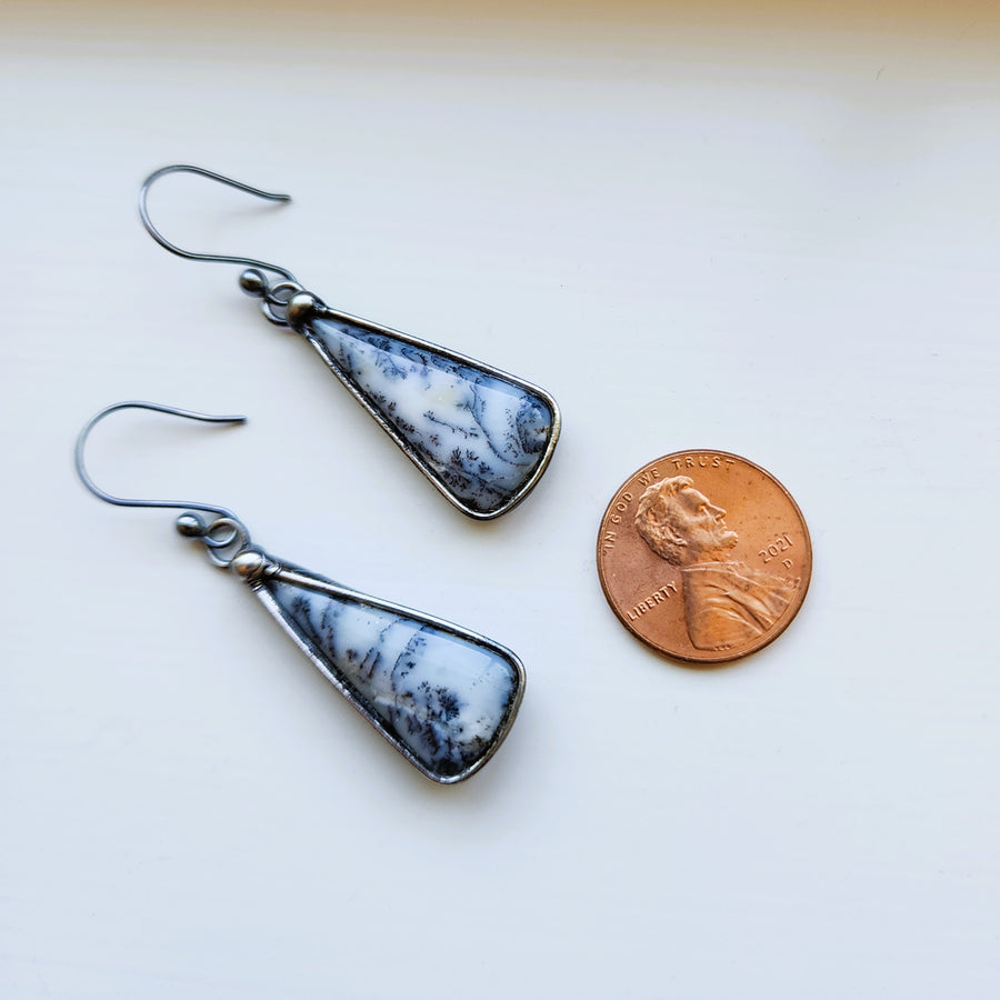 Dendrite Agate Earrings