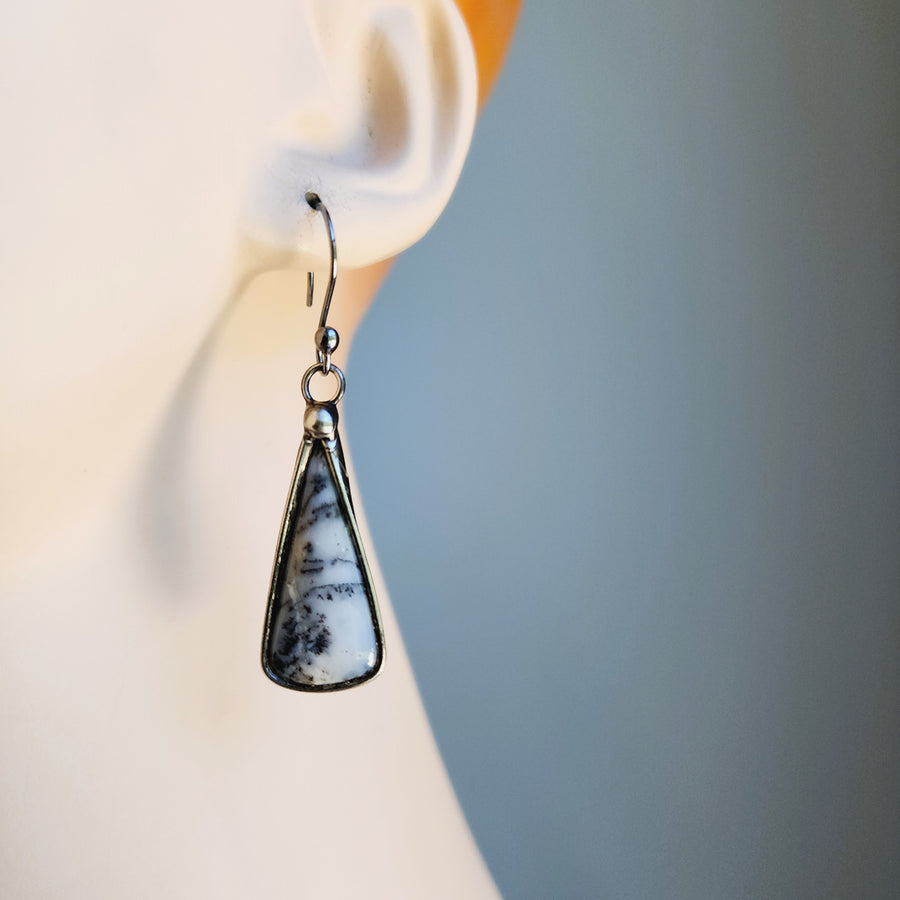 Dendrite Agate Earrings