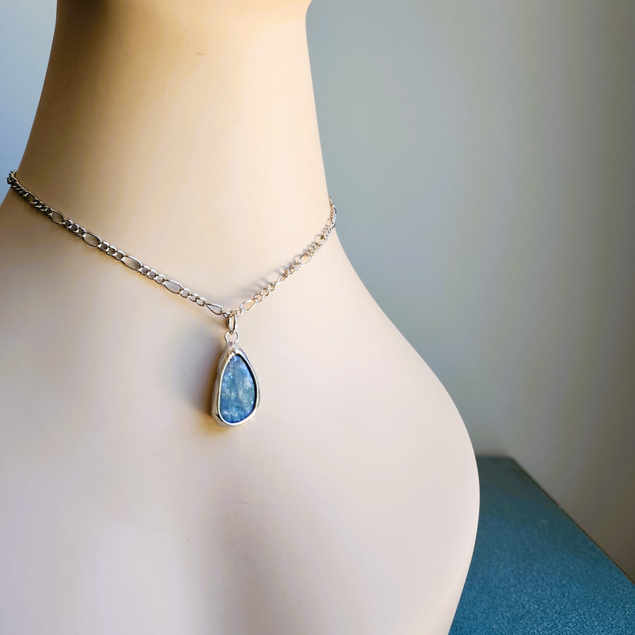 Small Kyanite Pendant Necklace - SOLD